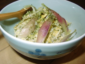 釜揚げしらすの香味いりたまごΨ