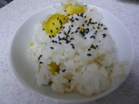 ほこほこさつまいもご飯