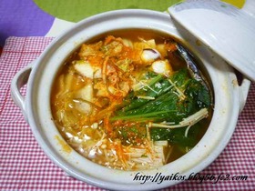 キムチ豆腐鍋