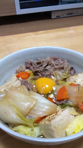 ガッツリ！すき焼き丼