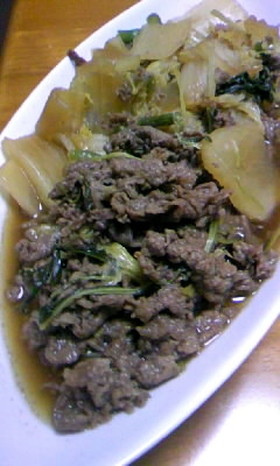材料２つ！みんな大好きすき煮♪