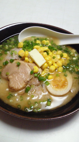 スープごはん＊味噌バタコーンラーメン？編