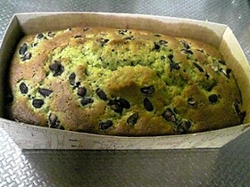 パン屋さんの小豆パウンドケーキ