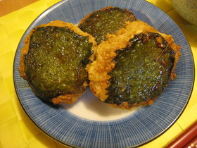 照り旨☆たたきレンコン入りつくねバーグ