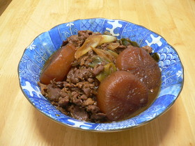 大根＆豚のとろとろ味噌煮込み