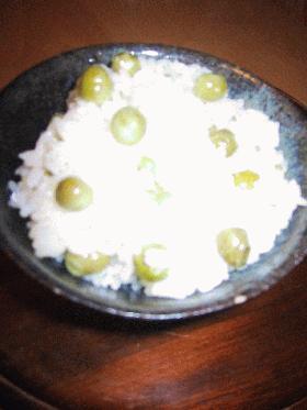 今が旬!!　☆青豆ご飯☆
