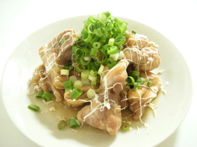 旦那さん作！マヨが決め手の鶏照り焼き。