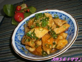 やわらか♡鶏むね肉の甘辛マヨ❤