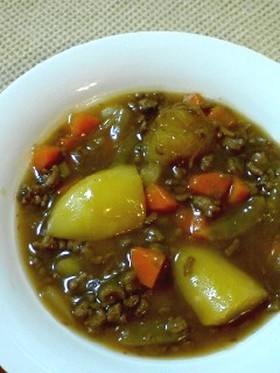 ご飯がすすむ！そぼろのトロ～リ肉じゃが