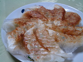鶏と白菜の餃子