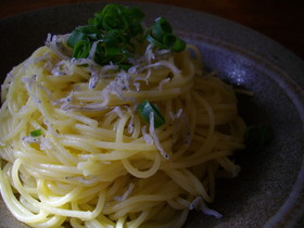 簡単！柚子胡椒とジャコのパスタ☆☆☆