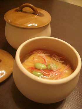 簡単！卵豆腐であんかけ茶碗蒸し風