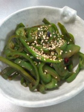 もりもり食べられる！ピーマンのきんぴら
