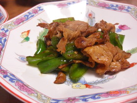 豚肉ピーマン炒め✿ฺ