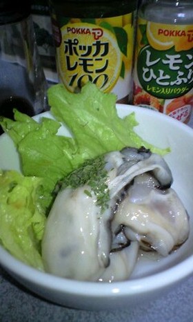 生牡蠣の燻製もどき