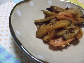 お弁当に♪茄子のケチャパル炒め