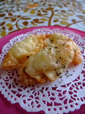 ﾌﾗｲﾄﾞﾎﾟﾃﾄ風餃子の皮揚げﾎﾟﾃﾄ