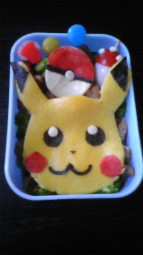 かわいい〜ピカチュウ★キャラ弁★ポケモン