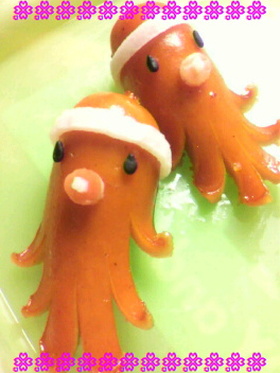 ブサかわ!キャラ弁タコウインナー☆