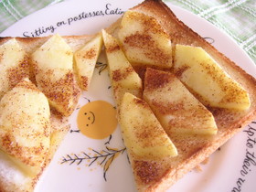食パンで☆アップルパイ☆風～！