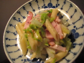 白菜のペンネサラダ
