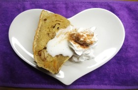 秋の味✿くるみと柿のケーキ