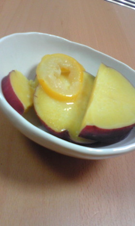 さつまいもの柚子煮