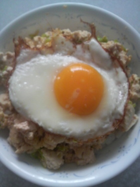 １人ランチに☆シンプル豆腐丼