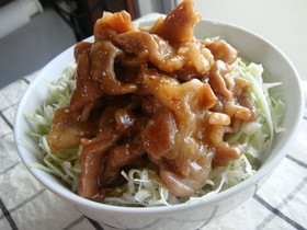 簡単❤我が家のうま~なツルッと豚丼