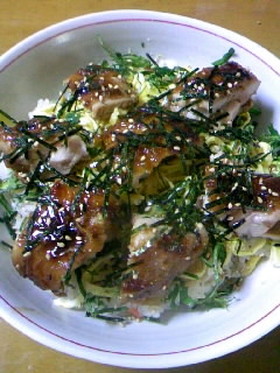 柚子胡椒風味★鶏の照り焼きちらし寿司
