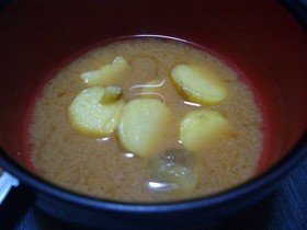 さつま芋の味噌汁