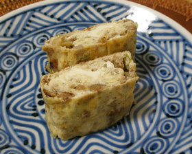 ネギれんこんバーグ卵焼き　お弁当のおかず
