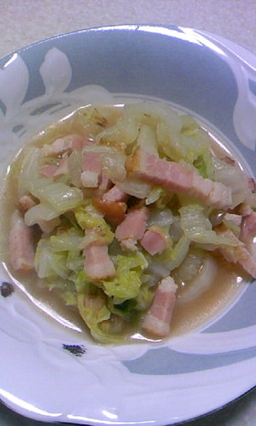 汁まで飲める！激ウマ☆白菜とベーコン！！