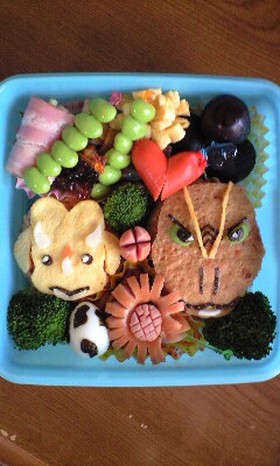 キャラ弁☆恐竜キング
