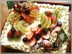 クリスマスデコレーションケーキ☆2008