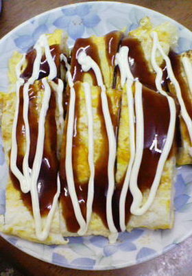 キャベツのオムレツ