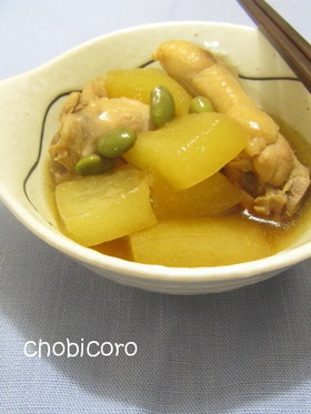 冬瓜と鶏手羽元の煮物
