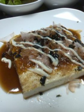豆腐のお好み焼き