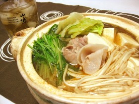 豚ばらピリ辛中華鍋
