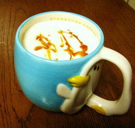 スタバ 風♪キャラメルスチーマー