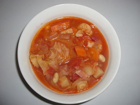 家庭で作る本格ミネストローネ
