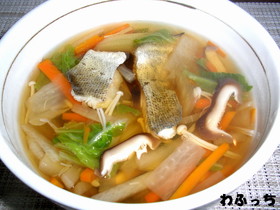 タラのうしお汁(アラ汁)