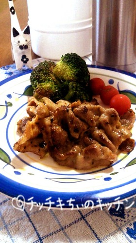 お弁当に✿豚肉のカレーバジル焼き