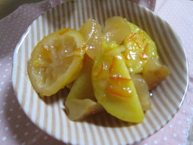 さつまいもとりんごのマーマレード煮