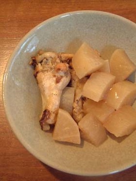 鶏と大根のバター煮