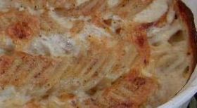 アメリカ　簡単ポテトのクリーム焼き