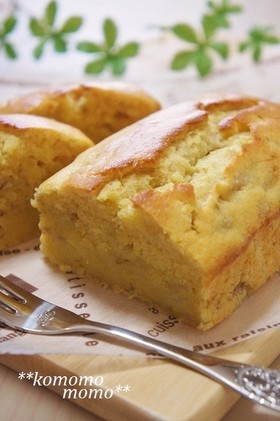 ♥しっとり美味♥ ヨーグルトバナナケーキ