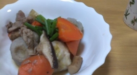 寒い冬に。里芋の煮物