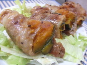 (*ﾟ∀)かぼちゃ巻き巻き♥ (∀ﾟ*)