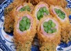 相性抜群☆ニンニクの芽のベーコン巻フライ
